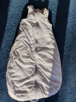 Baby Schlafsack gefüttert, hellblau- weiss gestreift
