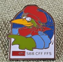 C476 - Pin SBB CFF FFS Rabe Lokführer CH