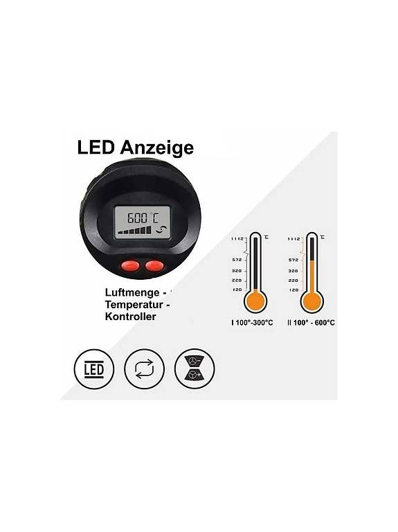Asciugacapelli: Heissluftföhn 100° - 600°C – Nuovo e nell'imballaggio originale da St. Margrethen SG venduto da Plotterfolien-Shop 1
