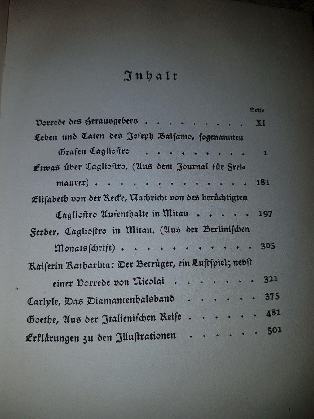 Libri: DER ERZZAUBERER CAGLIOSTRO – Usato da zürich venduto da gabab 7