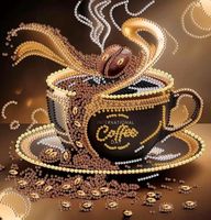 Diamond Painting: Kaffeetasse 30x30cm