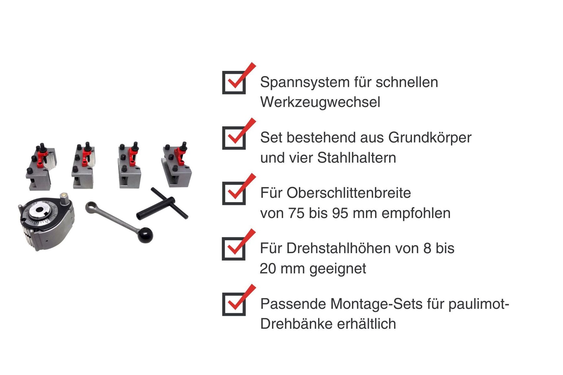 Alle Werkzeuge: Schnellwechsel-Stahlhalter-Set Mulfix A – Neu und originalverpackt aus Bottighofen von zaap 3
