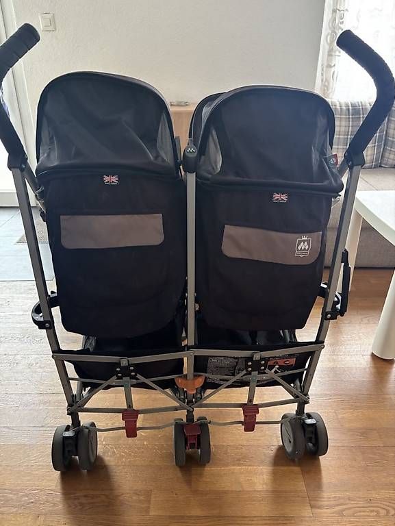 Mclaren Poussette: Hochwertiger Maclaren Zwillingsbuggy – D'occasion à Reitnau par ivyd 1