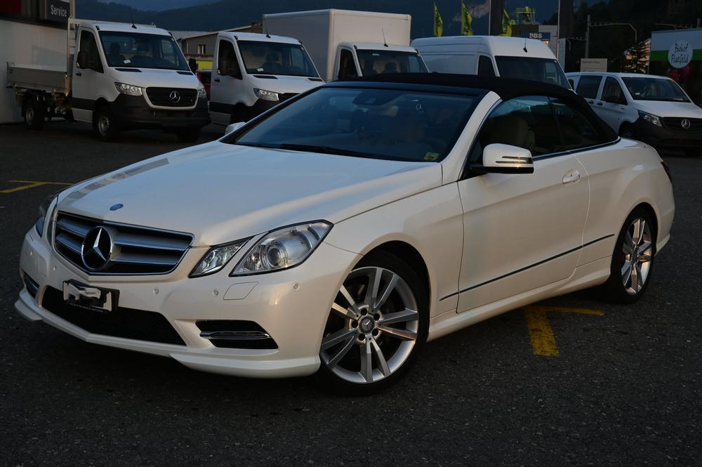 Mercedes E 250 Cabrio Diamantweiss Metallic, Sport Styling