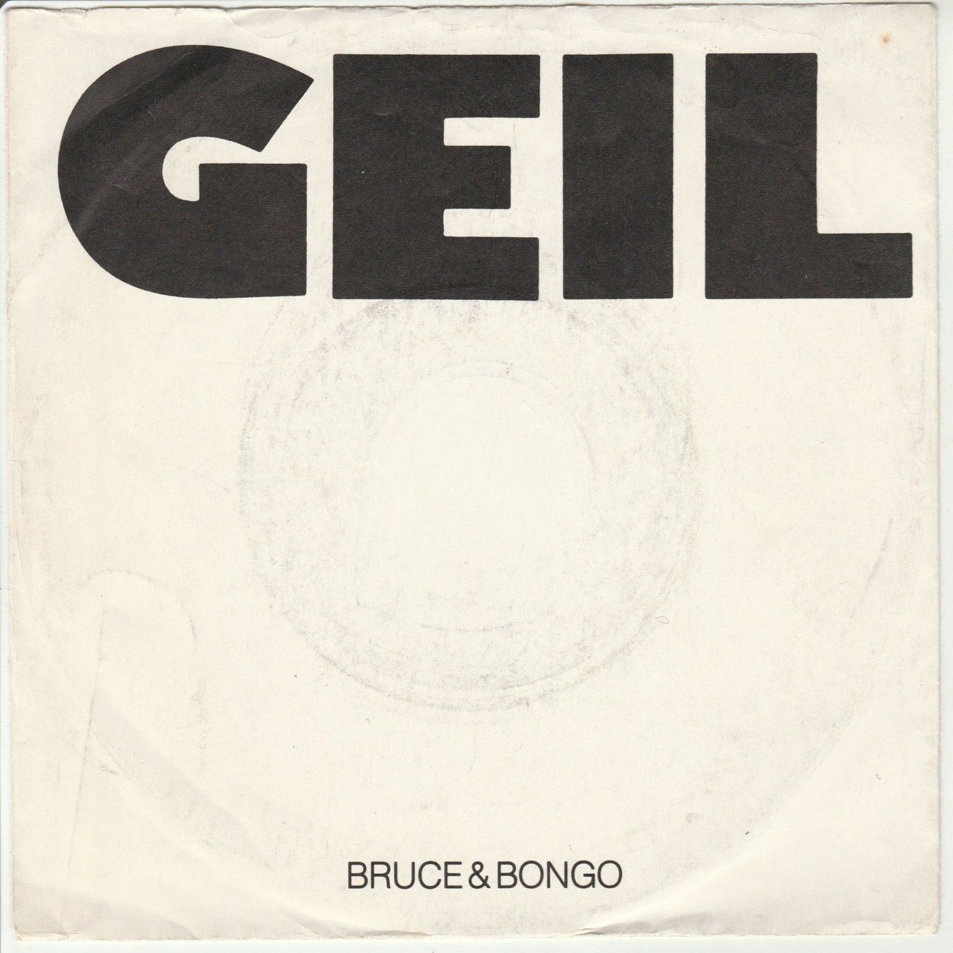 Dischi in vinile: Bruce & Bongo - Geil 7" Vinyl 1986 – Usato da Tübach venduto da JamesStone