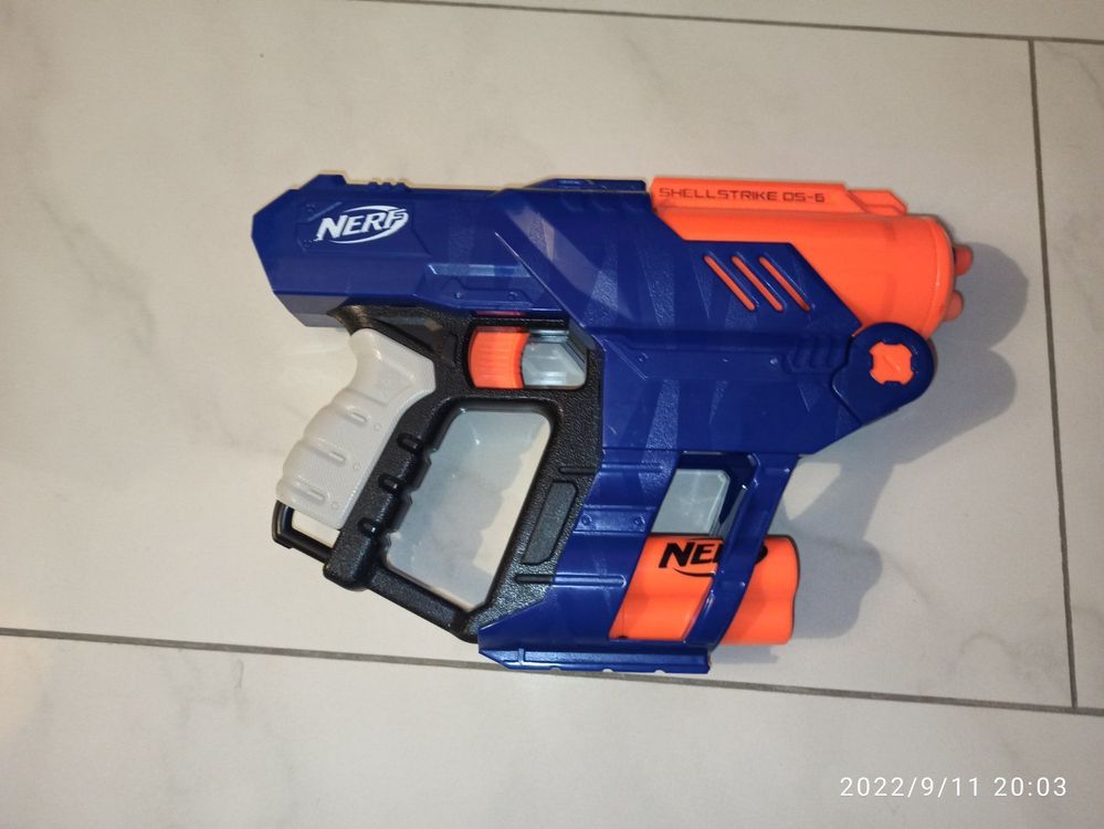 NERF Elite Shellstrike DS-6 Blaster (Gebraucht) in Ehrendingen für CHF ...