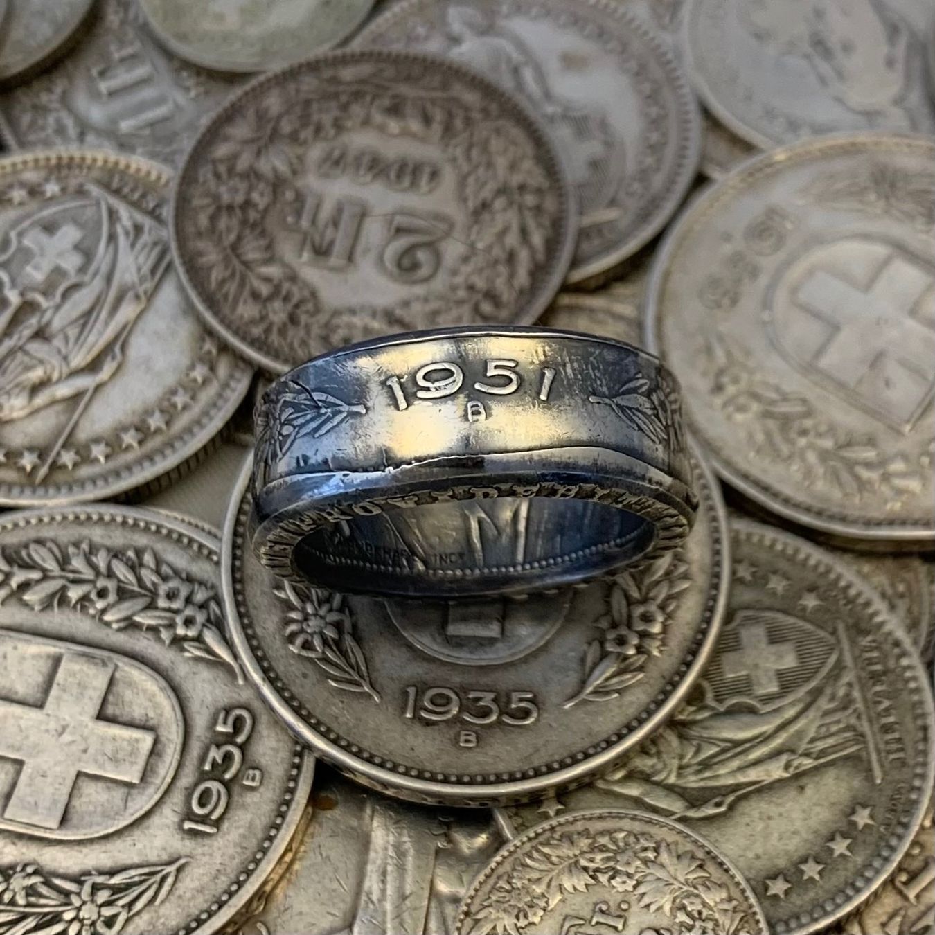 Ringe: Silberring Dr Schnägg Gr.60,5 – Neu (gemäss Beschreibung) aus Thun von Svonskj 1