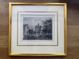 Antiker Stich / Spalentor Basel / bild 