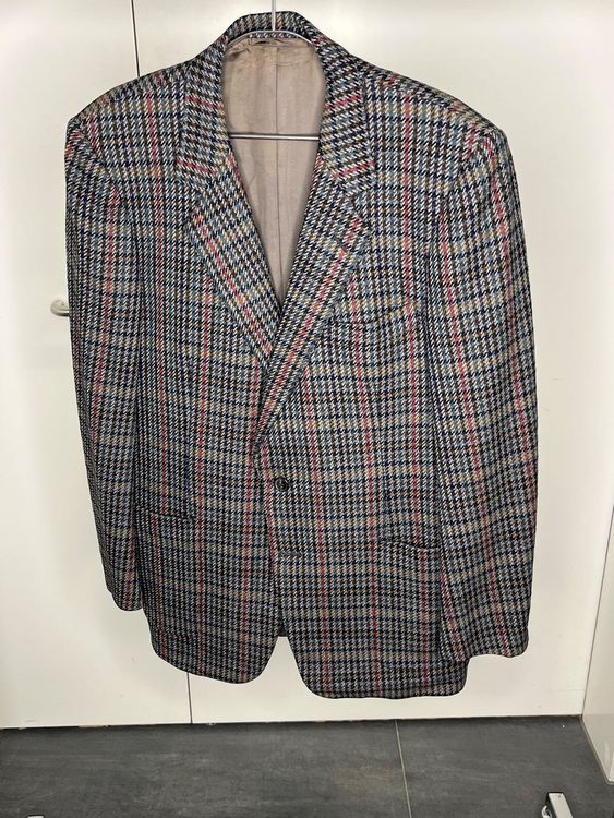 Blazer Homme Vintage à Carreaux 2024 - Coupe Ajustée Élégante, Veste Costume Printemps Automne Pour Mariage, Affaires Et Loisirs