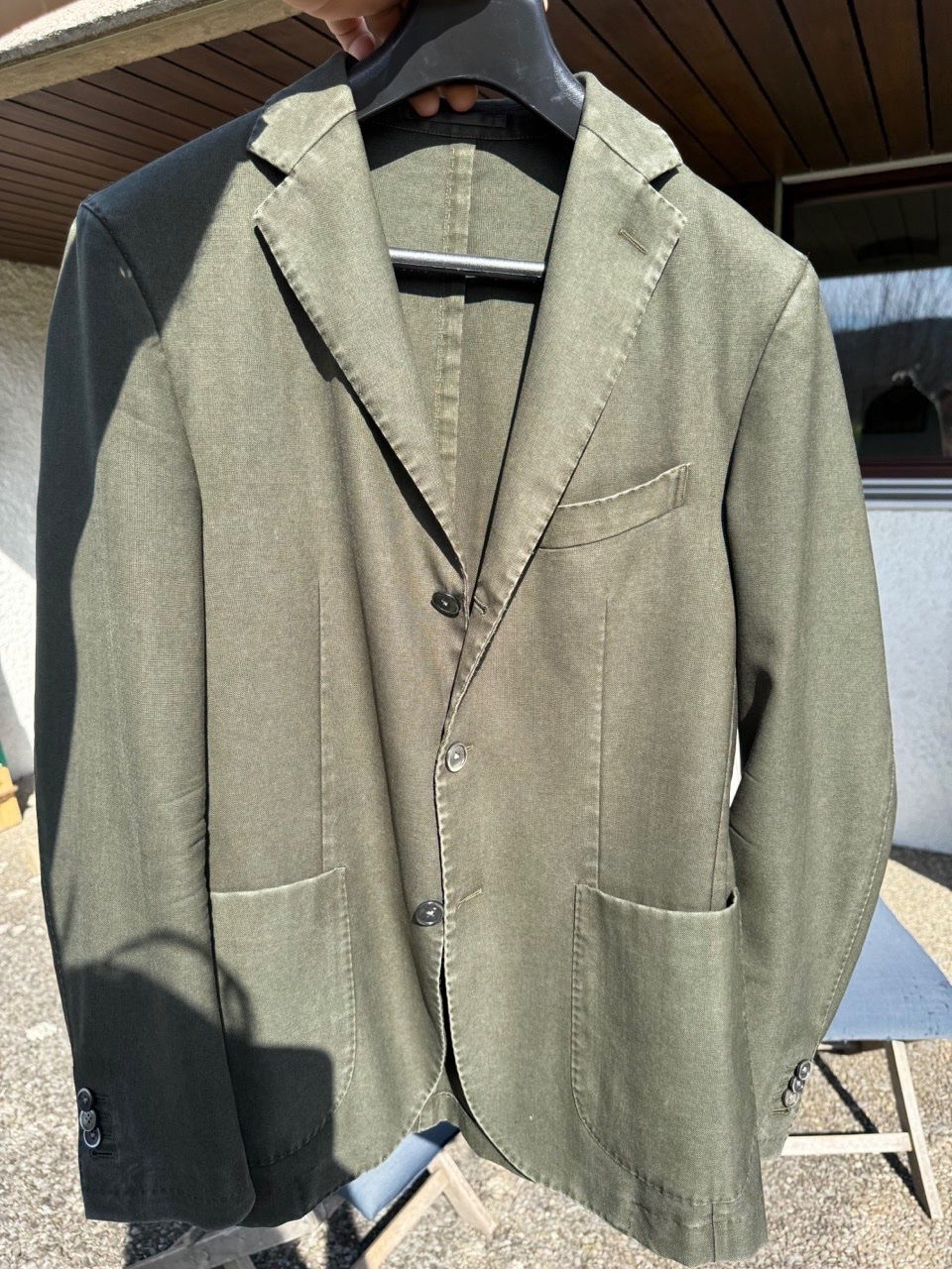 Windsor Jacken: Windsor Jacket / Sakko, olivgrün, sehr leicht und sommerlich – Gebraucht aus Schlieren von Timsonsan 3