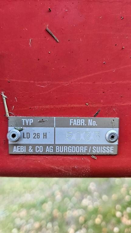 Aebi Tutte le macchine: AEBI Ld 26 H Ladewagen – Usato da Stalden venduto da fresh06 1
