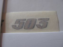 Abziehbild Emblem Sachs Pony 503 - Sachs 503 Tank