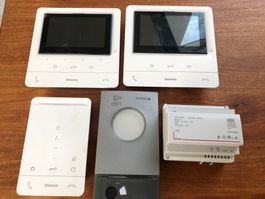 Bticino Türsprechanlage Set mit Netzteil und 2 Displays
