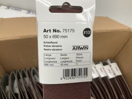 Schleifband für Bandschleifer Körnung 100, grösse 50*690mm,