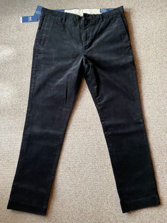 Neue Polo Ralph Lauren Cordhose; Gr.36/32, slim fit, schwarz