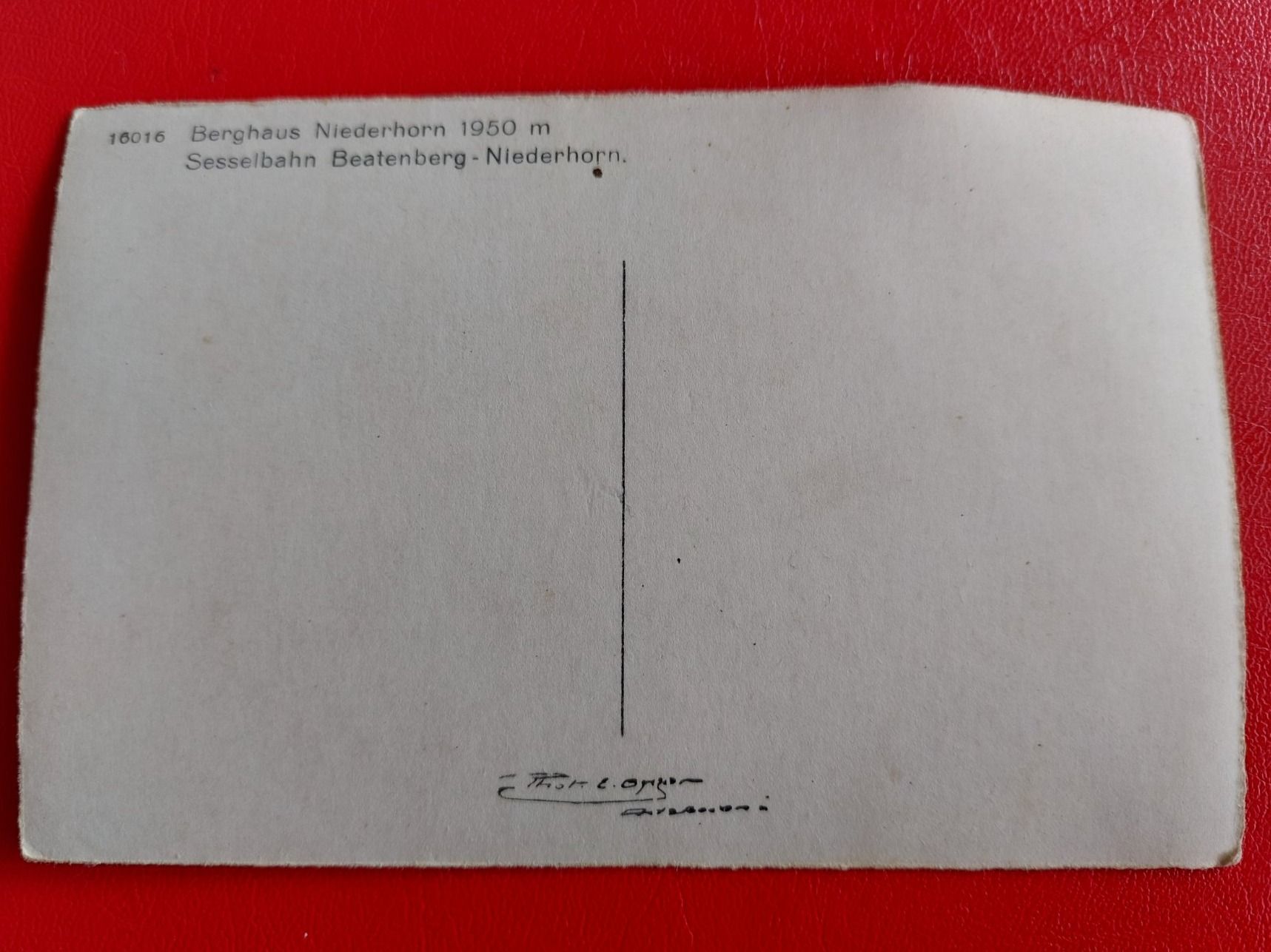 Cartoline postali: Berghaus Niederhorn – Usato da St-Légier-Chiésaz venduto da Theo006 1