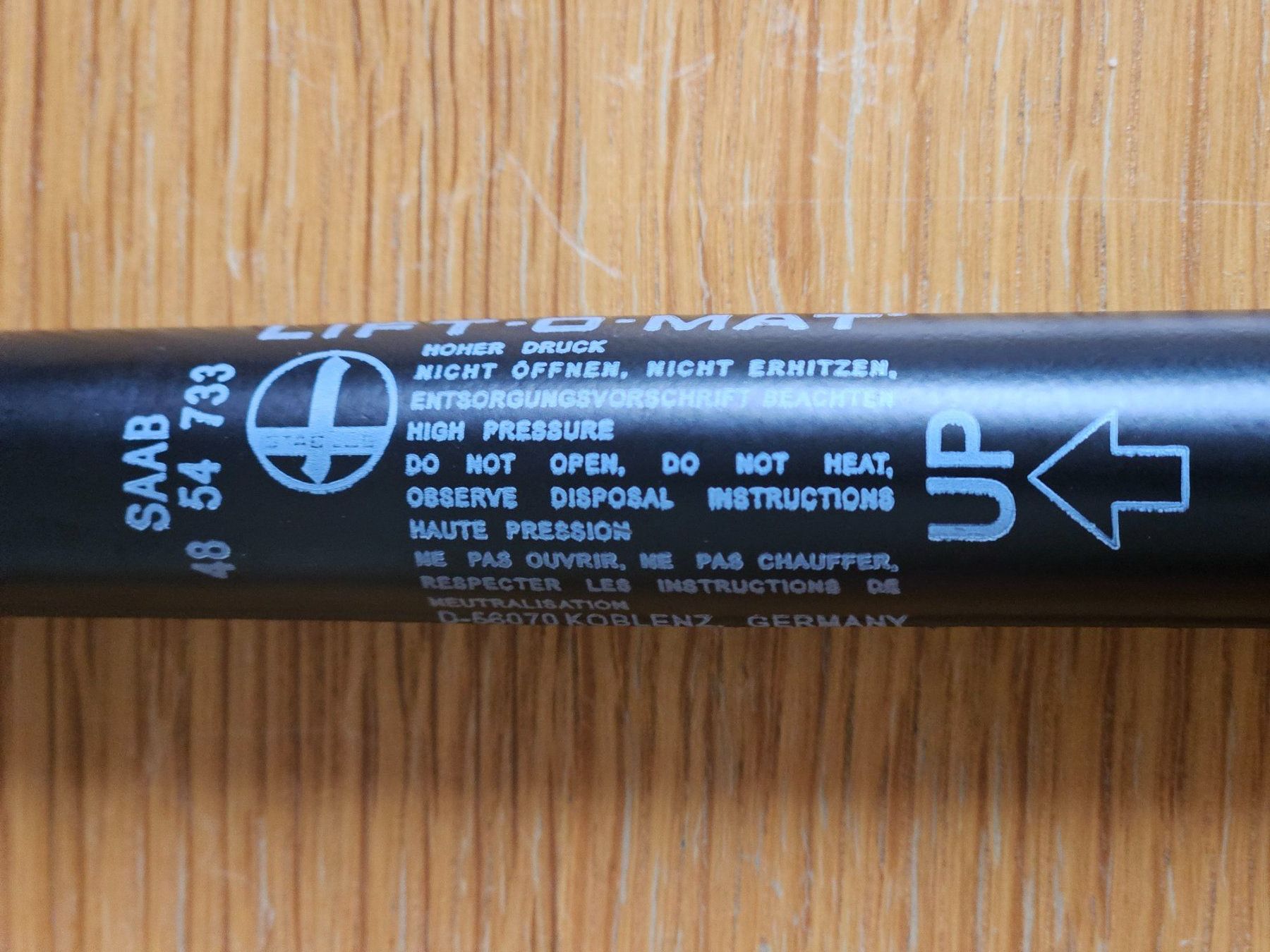 Saab Alle Autoersatzteile: SAAB Heckklappenstossdämpfer – Neu und originalverpackt aus Marbach SG von Pinnie62 4