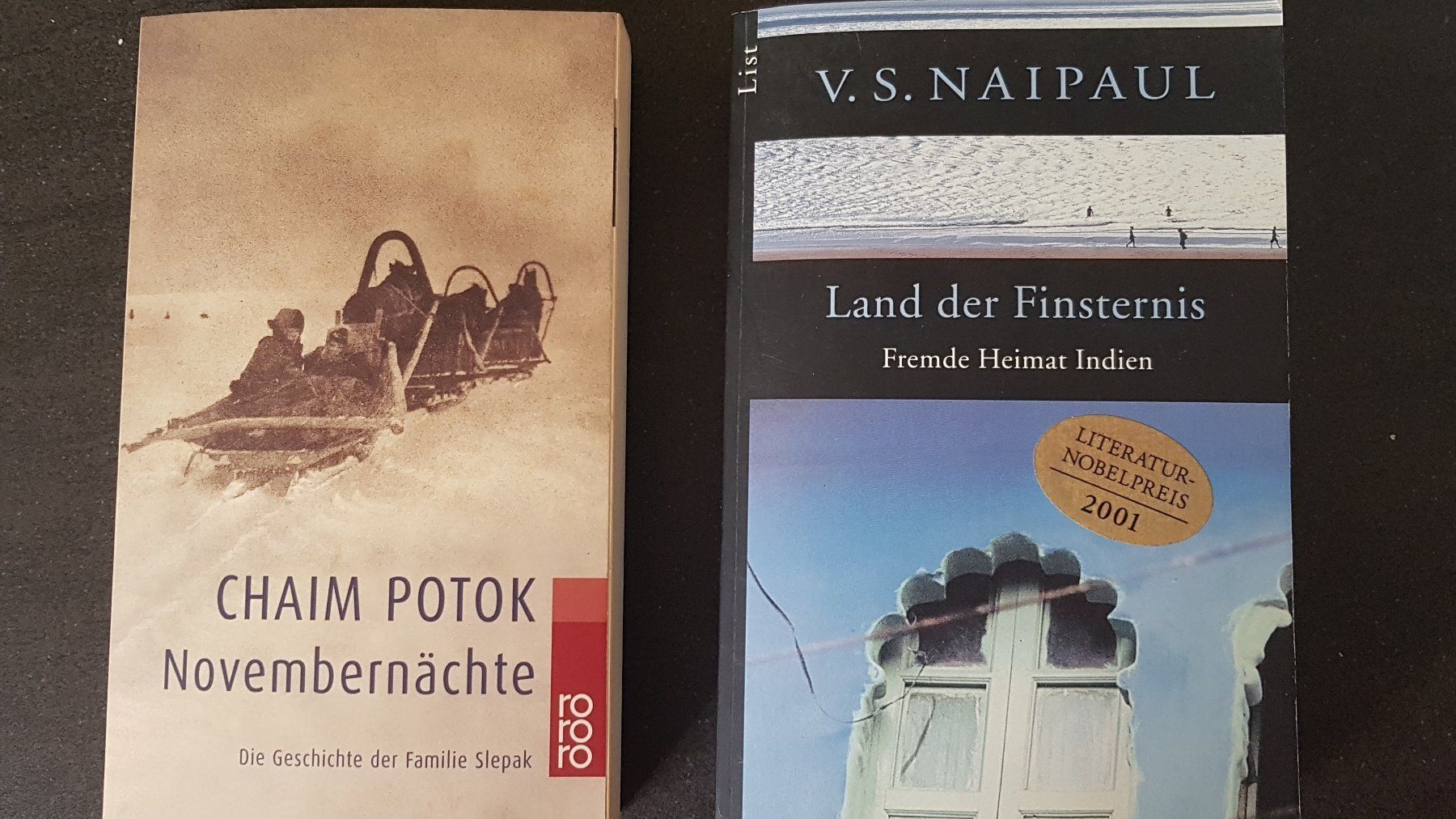 Libri: V.S. Naipaul / Ch. Potok: 2 Romane – Usato da Jegenstorf venduto da ladoga66