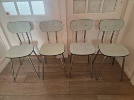 4 chaises Formica vintage