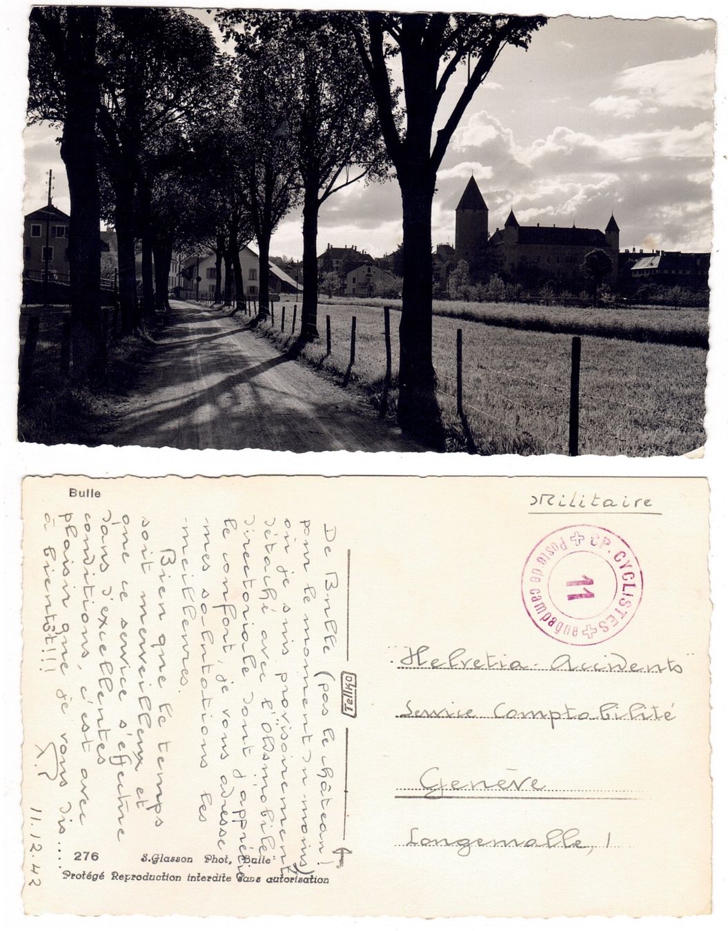 Cartoline postali: Bulle – Usato da La Tour-de-Peilz venduto da amjust