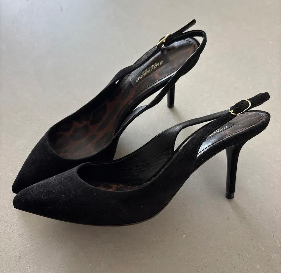 Dolce & Gabbana Scarpe da donna: Dolce & Gabbana Slingback Pumps Gr. 37, schwarz – Nuovo (secondo la descrizione) da Triesen venduto da atos87 1