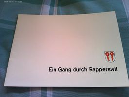 Ein Gang durch Rapperswil 3. Auflage 1964 Konrad BÄCHINGER