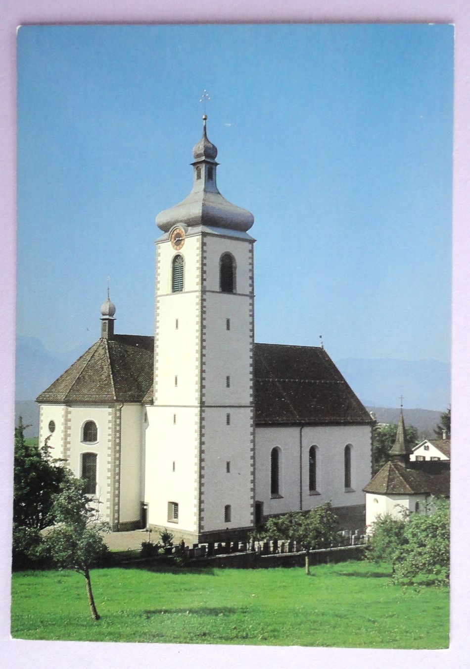 Cartoline postali: Pfarrkirche St. Gallenkappel SG – Usato da Fétigny venduto da Billy2miny