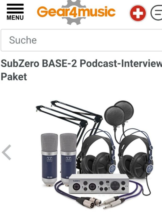 Microfoni: SubZero BASE-2 Podcast-Interview-Paket – Usato da Winterthur venduto da BetyP 1