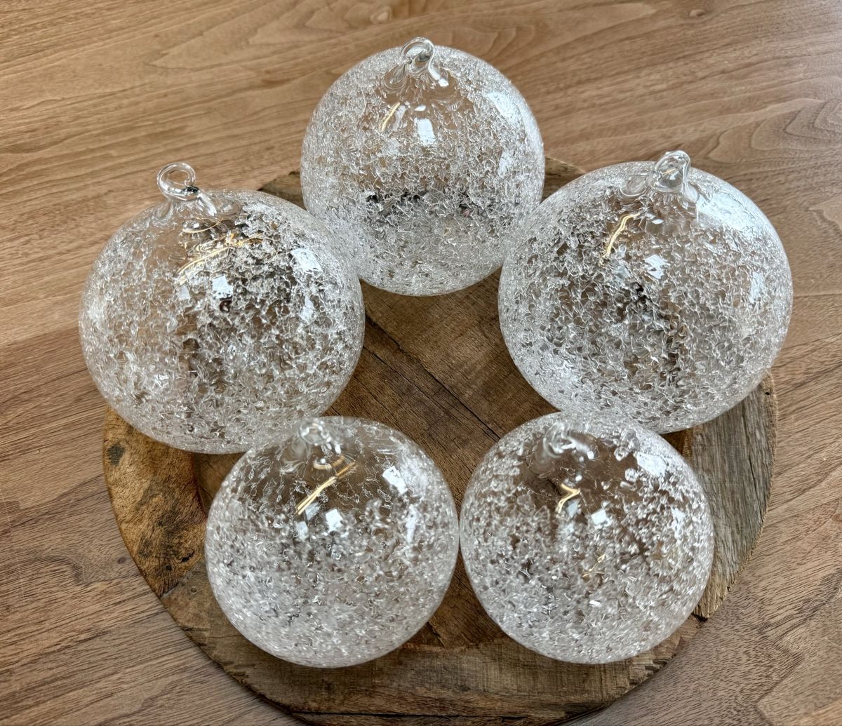 Glasi Hergiswil Toutes les décorations: 5 Weihnachtskugeln, Roberto Niederer – D'occasion à Wiesendangen par Fastwi