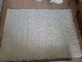Tapis EN LAINE (mouton et cuir)