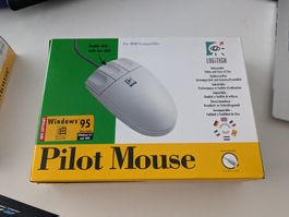 Logitech Pilot Mouse - Neu OVP Windows 95 IBM Mouseport [A1]
