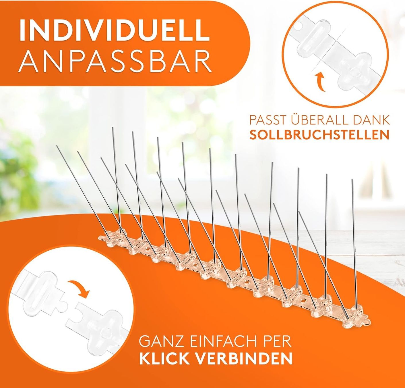 Recinzioni: Taubenabwehr Spikes 10 Meter Edelstahl – Nuovo e nell'imballaggio originale da St. Gallen venduto da sch_zsz7 3