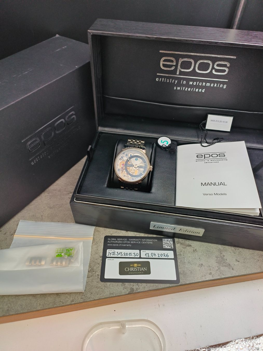 Epos Uhren: Epos – Neu und originalverpackt aus La Chaux-de-Fonds von curtitswisswatches 1