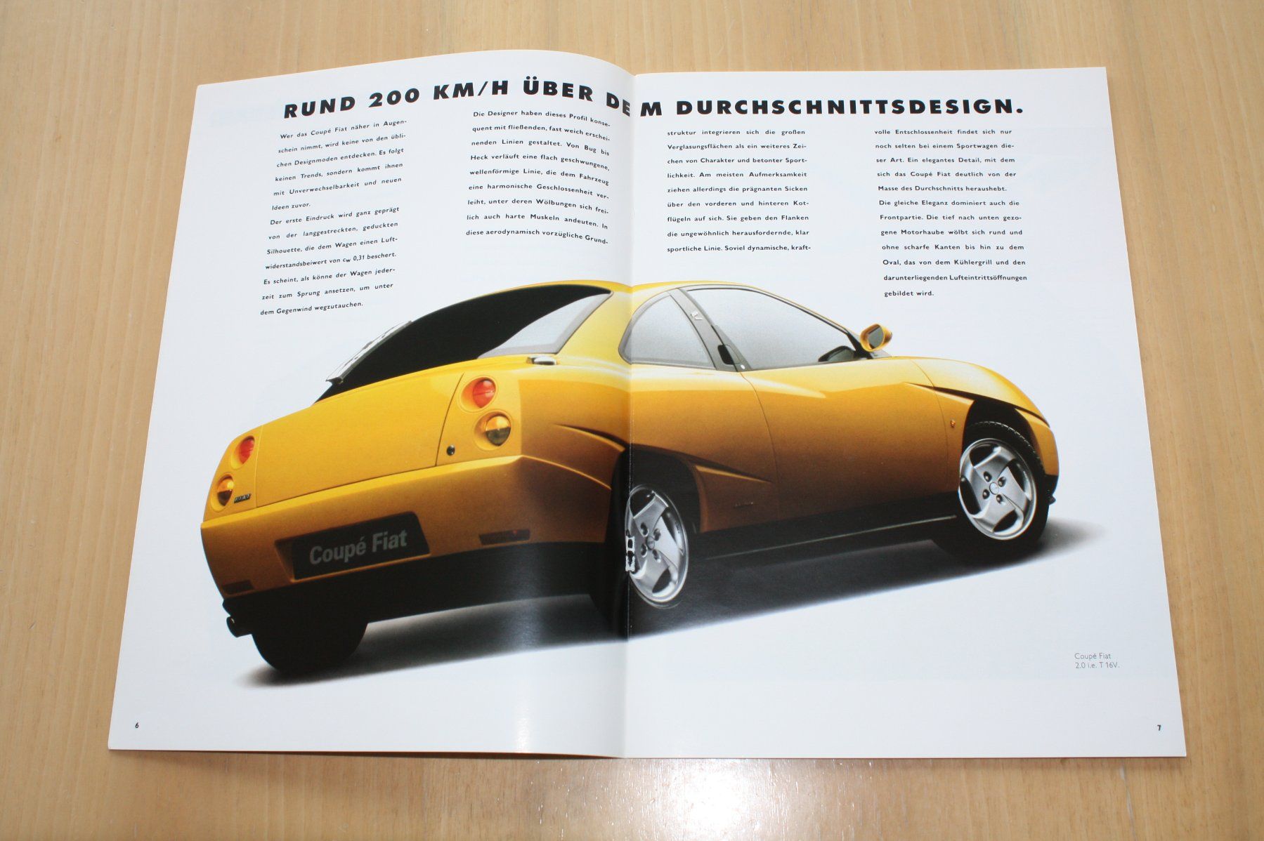 Fiat Documenti: Fiat Coupe Prospekt 1994 – Usato da Wikon venduto da erwin400 3
