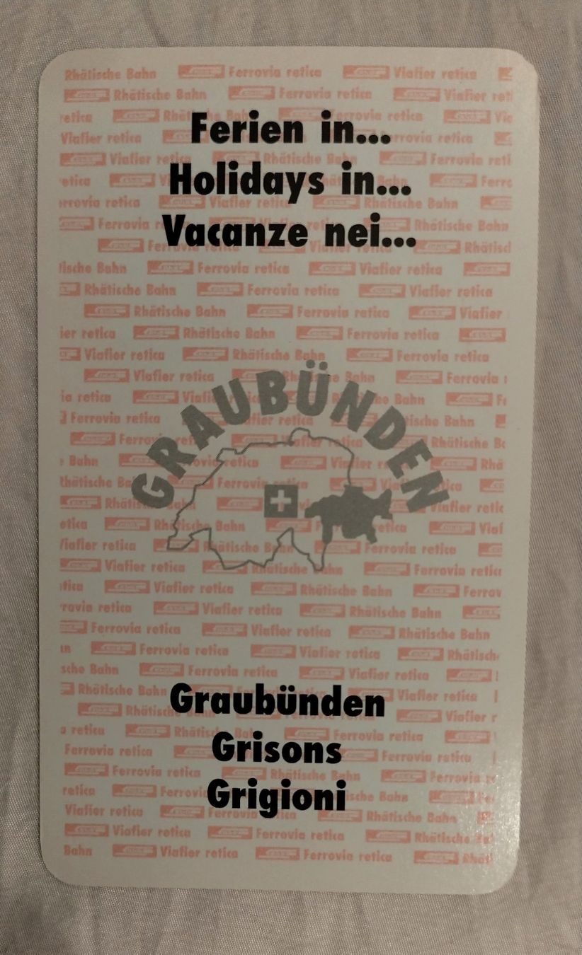 Giochi: Quartett - Rhätische Bahn / Graubünden / 36 Karten – Usato da Bellach venduto da JingleJerry 7