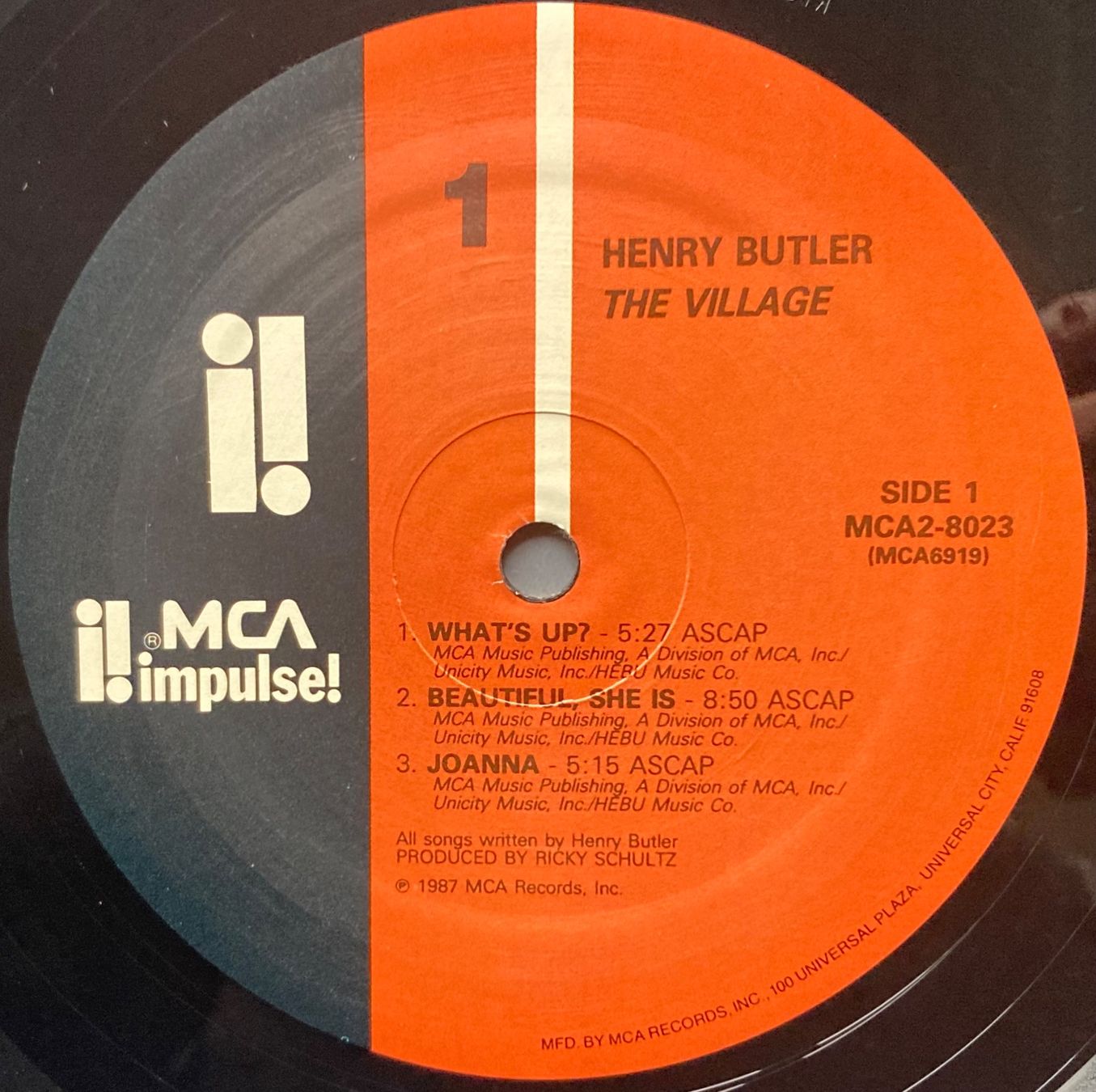 Dischi in vinile: HENRY BUTLER - THE VILLAGE – Usato da Poliez-Pittet venduto da Newtown-Records 2