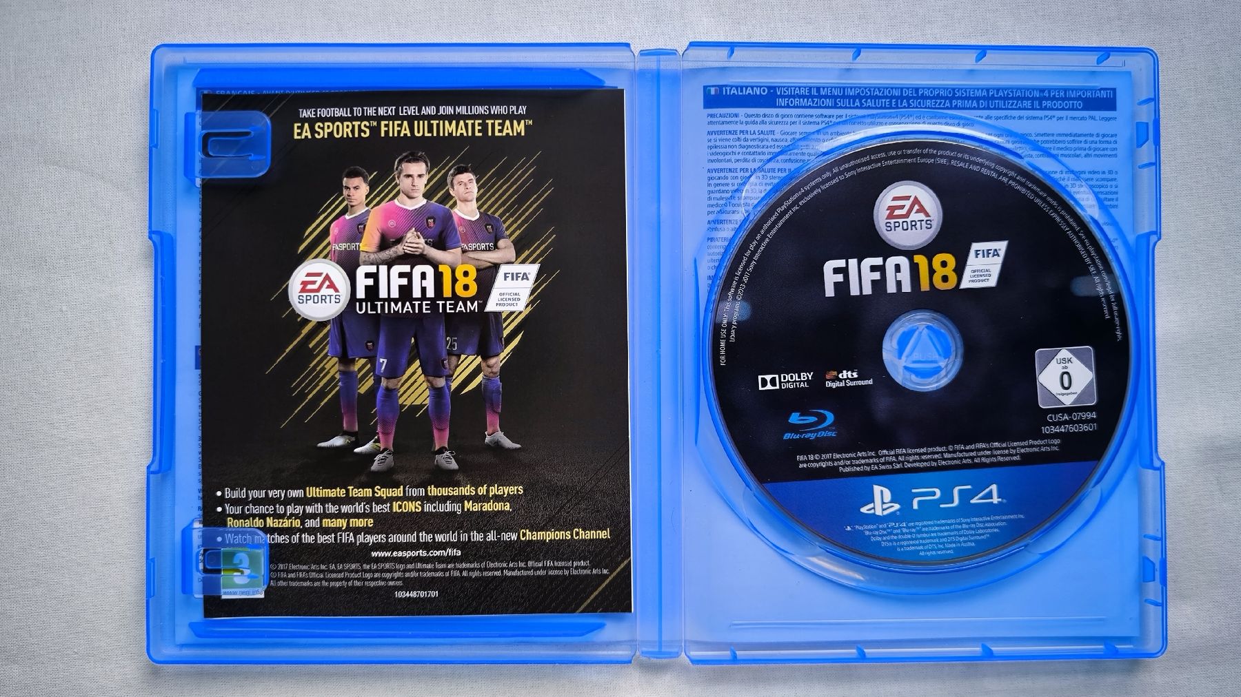 Jeux: PS4 - FIFA 18  – D'occasion à St-Prex par Deetouch 1