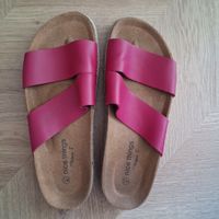 Nice Things Paloma S. pink leather sandals