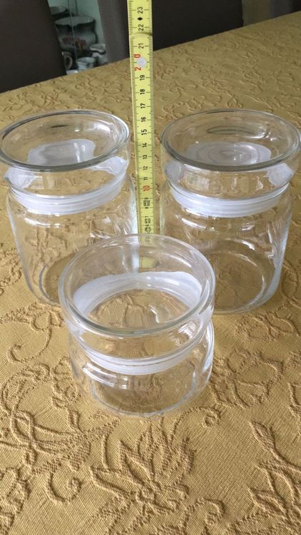 Contenitori In Vetro Con Coperchio 530 Ml - Ermetici Per Cucina Con Cucchiaio Ed Etichette - Foto 9