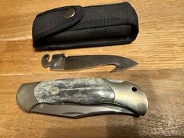 Böker 2641 Jagdmesser Taschenmesser Knochengriff