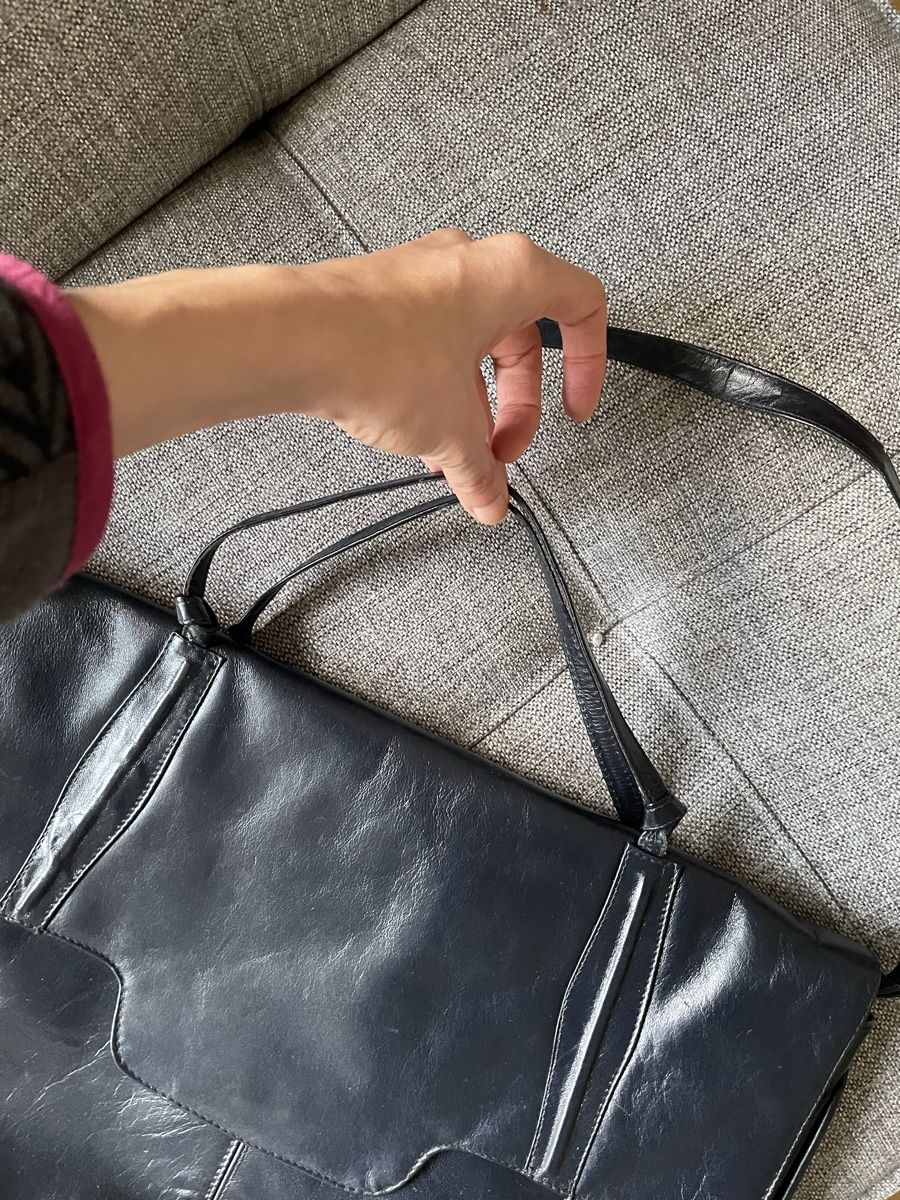 Taschen für Damen: Blue leather vintage handbag – Gebraucht aus Basel von ana_6yp9 4