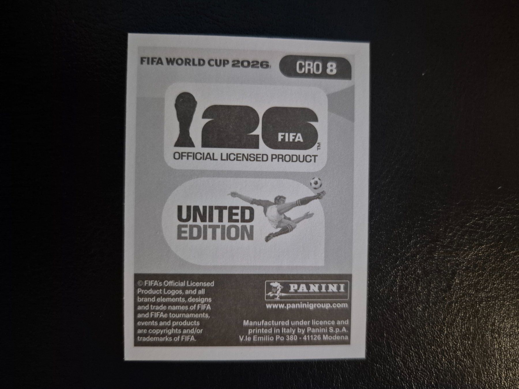 Panini Carte collezionabili: Panini WM 26 CRO 8 – Nuovo (secondo la descrizione) da Rorschacherberg venduto da AJ3108 1