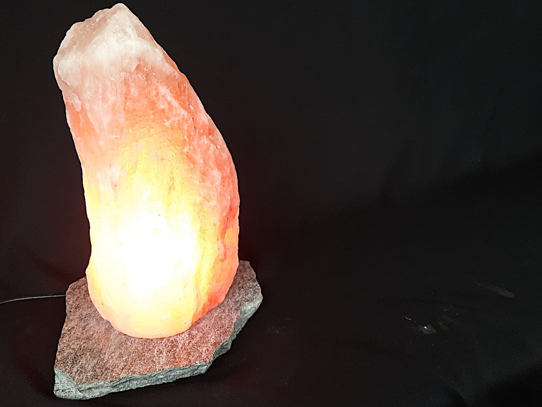 Lampade: Salzsteinlampe auf Granitsockel – Usato da Beinwil am See venduto da Restwert_Beinwil 2