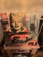 Tableau Pop Art – Style Marilyn Monroe & New York – Toile Te