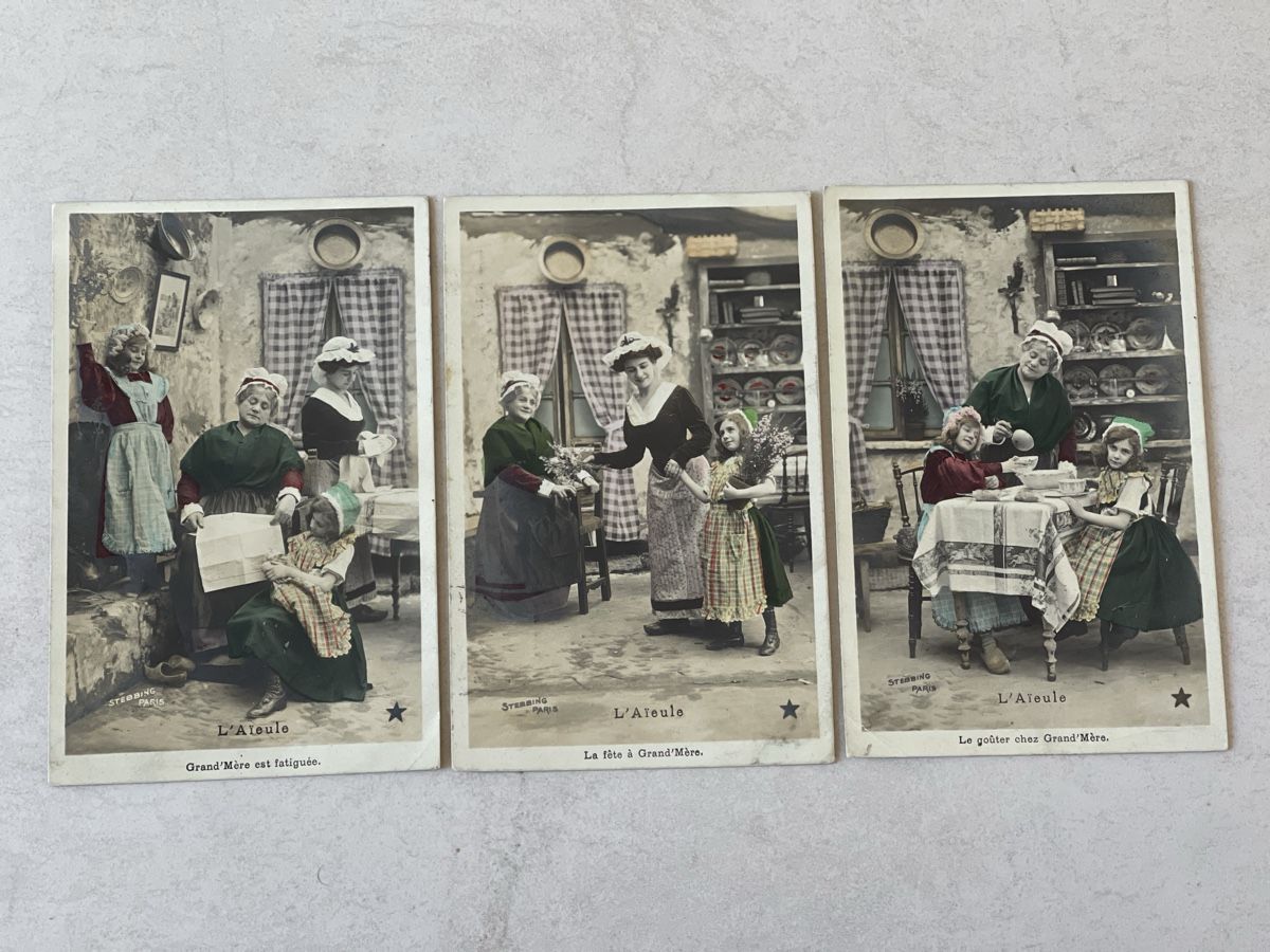 Cartoline postali: 3 Alte Ansichtskarten – Usato da Strengelbach venduto da Aschatan5