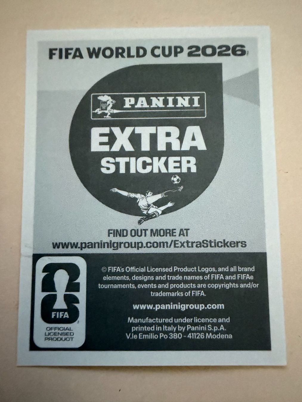Panini Carte collezionabili: Panini WM 2026 - Extra Sticker - ALPHONSO DAVIES - Silber – Usato da Tegerfelden venduto da siebenmacky 1
