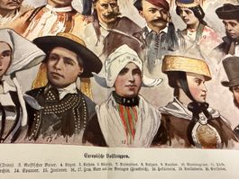 sehr altes Lexikon "Hand-Bibliothek des Wissens" mit Karten