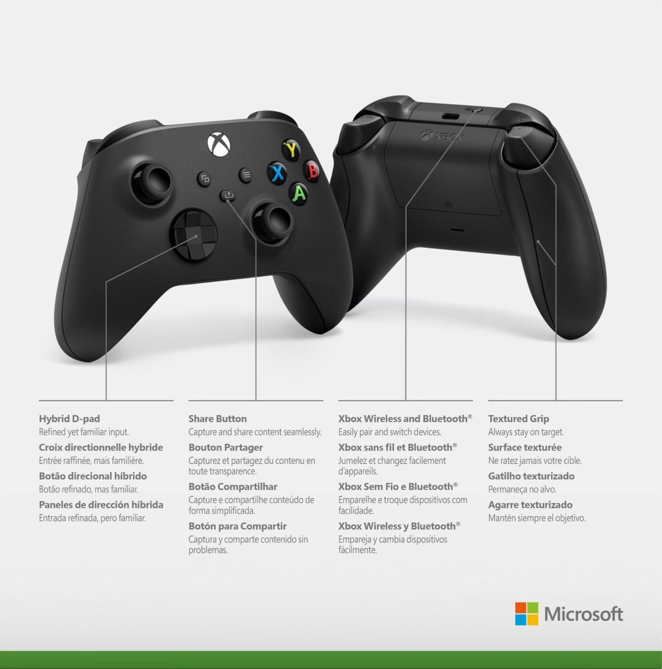 Microsoft Controller: Microsoft Xbox Wireless Controller - Carbon Black - Neu – Nuovo e nell'imballaggio originale da Pfäffikon ZH venduto da Swiss.Olympia 2