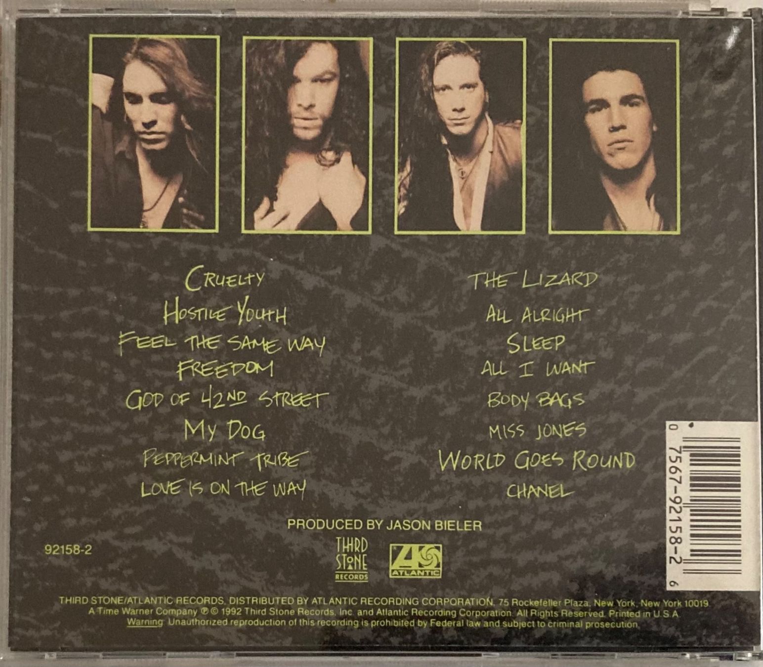 CD: SAIGON KICK - THE LIZARD – Usato da Poliez-Pittet venduto da Newtown-Records 1