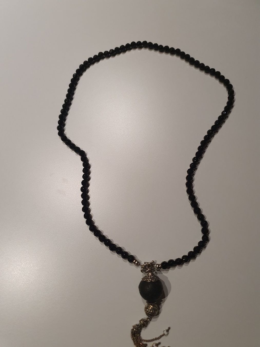 Catenine: Lange Perlenkette, schwarz Modeschmuck – Usato da Heinrichswil venduto da sabi2809